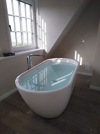Freistehende Badewanne