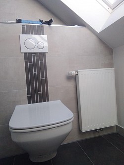 Badezimmersanierung Dachbodenausbau